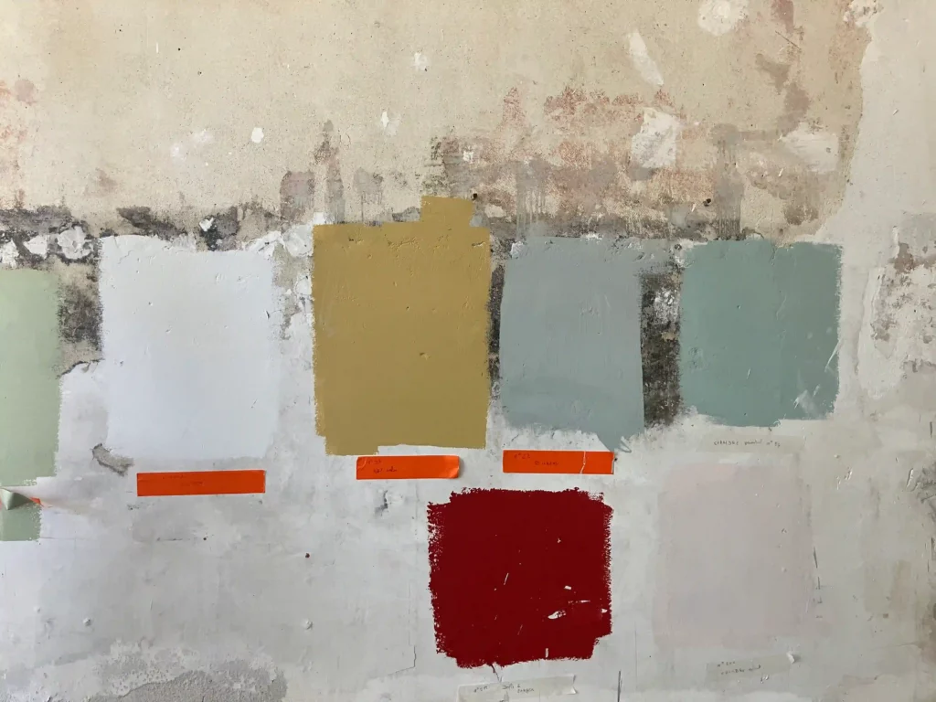 Château de Barbazan restauration chantier couleurs - Princz de la Chapelle