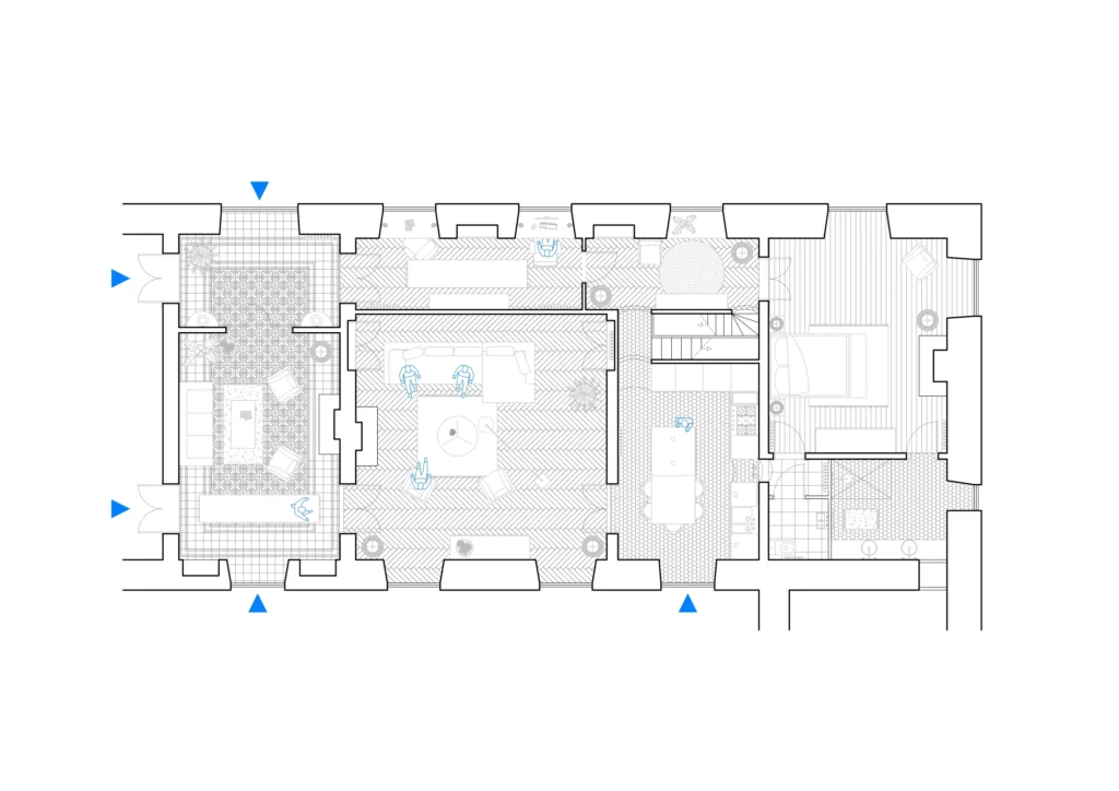 Château de Barbazan restauration plan - Princz de la Chapelle