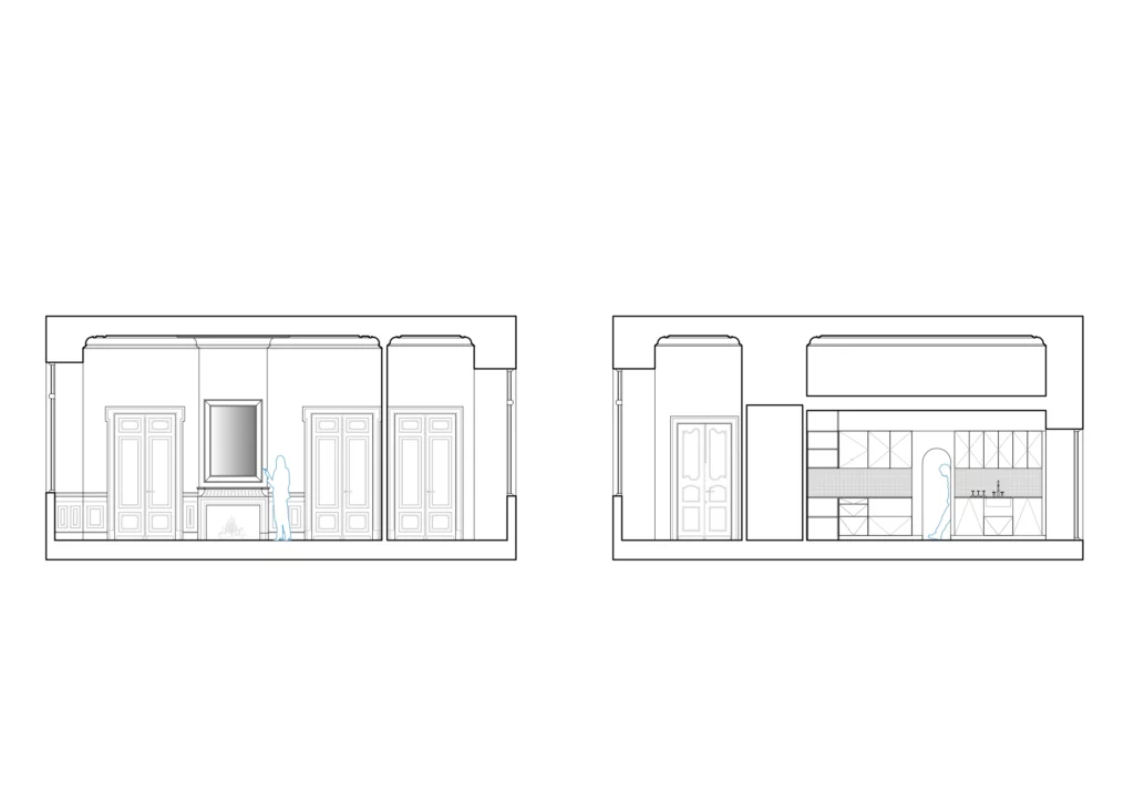 Château de Barbazan restauration plan élévation - Princz de la Chapelle
