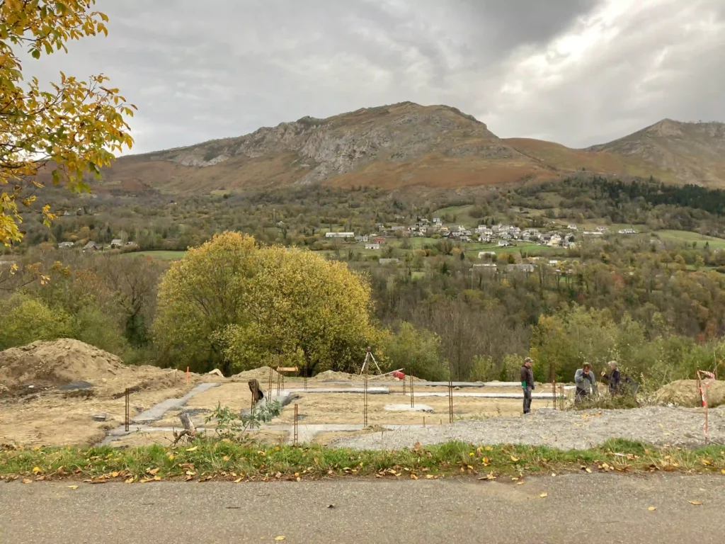 Maison construction neuve chantier extérieur - Princz de la Chapelle