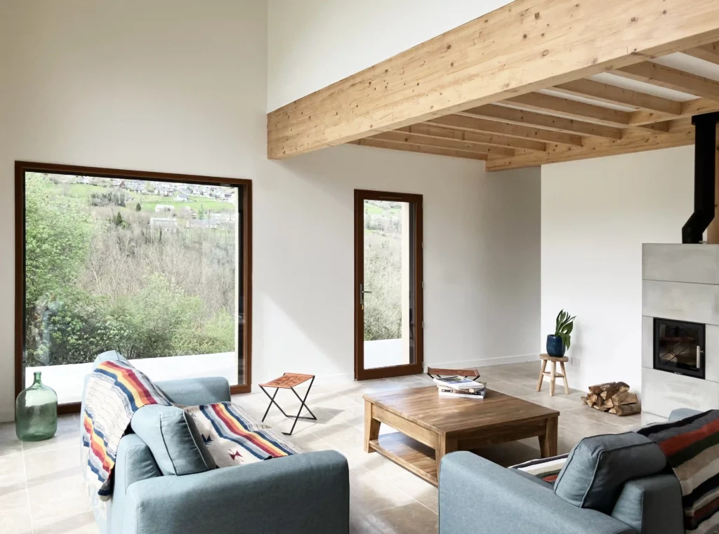 Maison construction neuve salon - Princz de la Chapelle