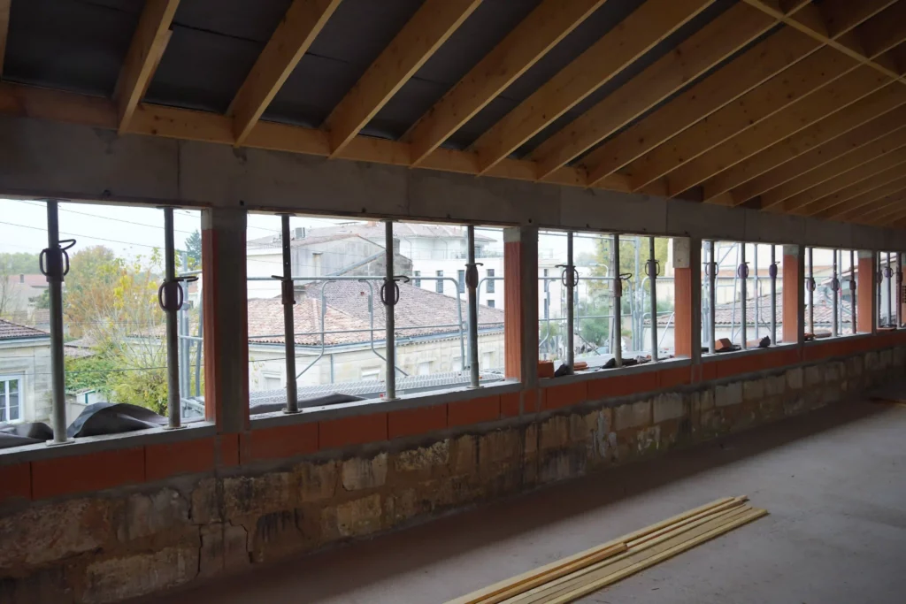 Restauration et extension le Bouscat chantier - Princz de la Chapelle