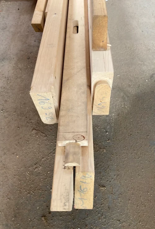 Maison construction neuve chantier bois