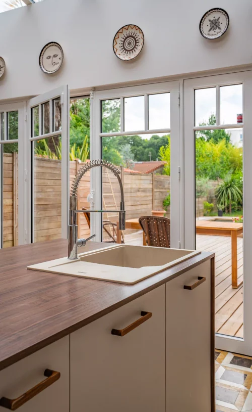 Maison de ville Bordeaux plan de travail cuisine - Princz de la Chapelle