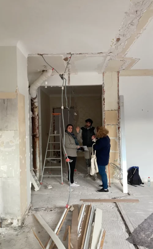 Maison de ville restauration Bordeaux chantier - Princz de la Chapelle