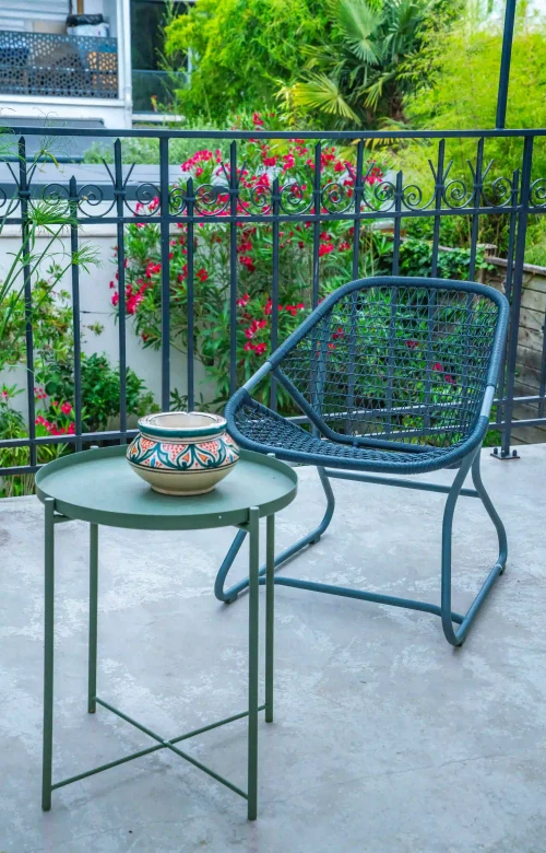 Maison de ville restauration Bordeaux terrasse - Princz de la Chapelle